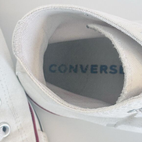 Vintage Converse All Star Chuck Taylor Mens 10 High Top Sneakers Optical White - Picture 5 of 7